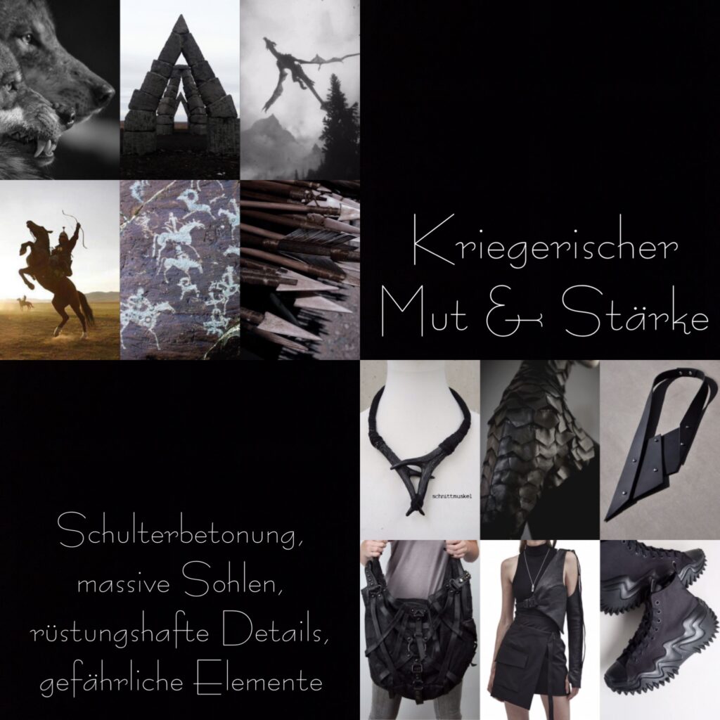 Kriegerischer Mut und Stärke
