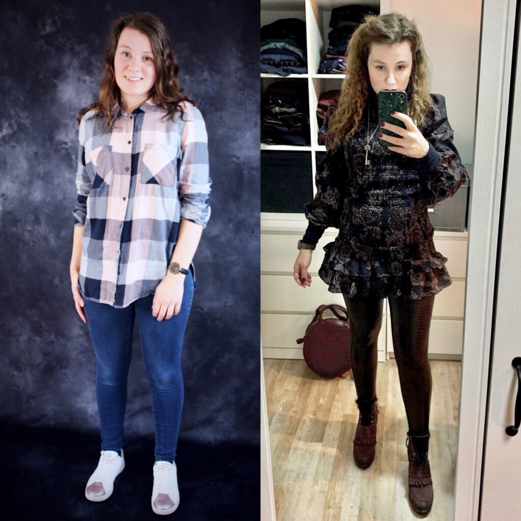 vor und nach einem Coaching (Beispiel 2b)